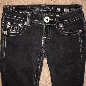 Black Miss Me Black Jeans